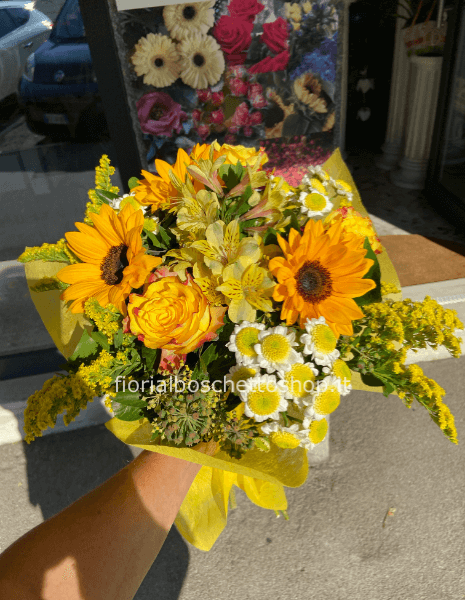 Bouquet di girasoli