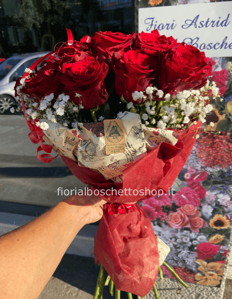 Bouquet di rose rosse