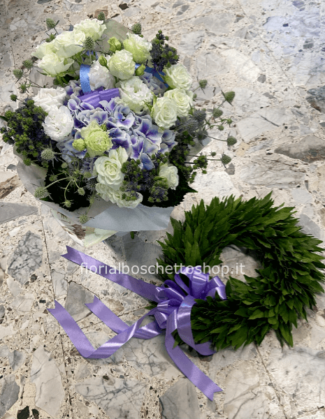 Bouquet + Coroncina di alloro per Laurea